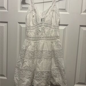 Victoria’s Secret White Lace Sleeveless Dress